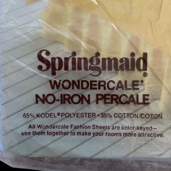 Vtg Springmaid Wondercale Percal Twin Flat Sheets Lillium & Colorworks Patterns - Picture 11 of 12